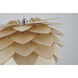 Canada 1 Light 20 inch Natural Wood Chandelier Ceiling Light
